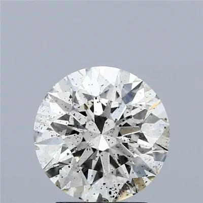 2.60ct K SI2 Rare Carat Ideal Cut Round Diamond