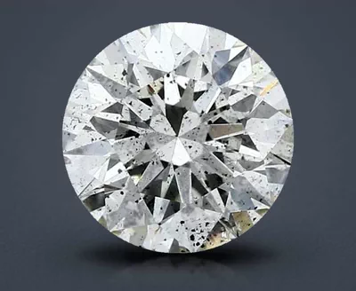2.60ct K SI2 Rare Carat Ideal Cut Round Diamond