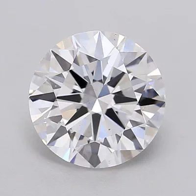 2.51ct D VS2 Rare Carat Ideal Cut Round Lab Grown Diamond