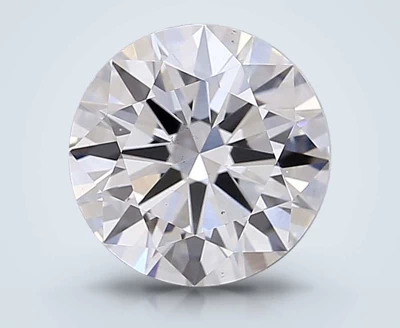 2.51ct D VS2 Rare Carat Ideal Cut Round Lab Grown Diamond