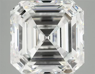8.20ct F VVS2 Excellent Cut Asscher Lab Grown Diamond
