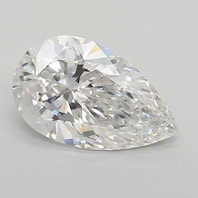 0.95ct E VS2 Rare Carat Ideal Cut Pear Lab Grown Diamond