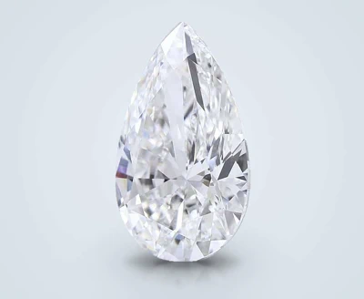 12.09ct F VVS2 Rare Carat Ideal Cut Pear Lab Grown Diamond