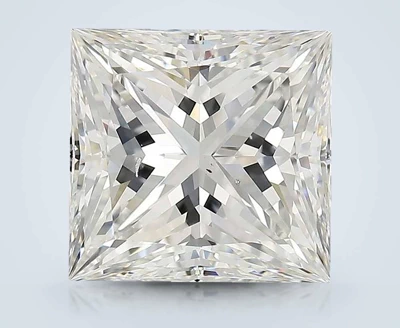 5.18ct G SI1 Rare Carat Ideal Cut Princess Diamond