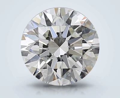 3.01ct J VS2 Rare Carat Ideal Cut Round Diamond