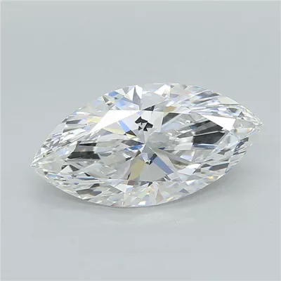 3.05ct E VS1 Rare Carat Ideal Cut Marquise Lab Grown Diamond