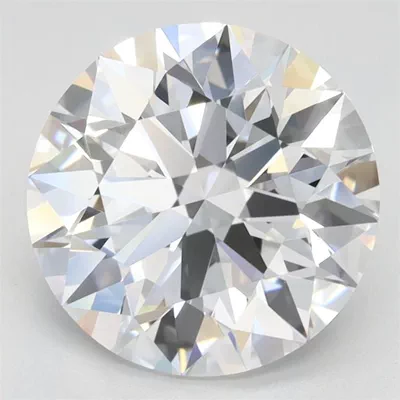3.08ct D IF Rare Carat Ideal Cut Round Lab Grown Diamond