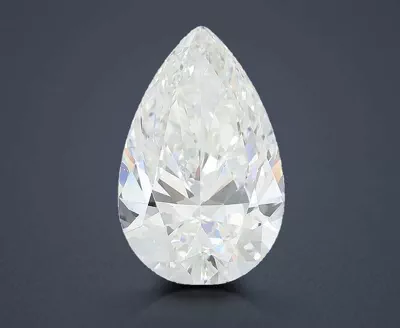 13.06ct F VVS2 Rare Carat Ideal Cut Pear Lab Grown Diamond