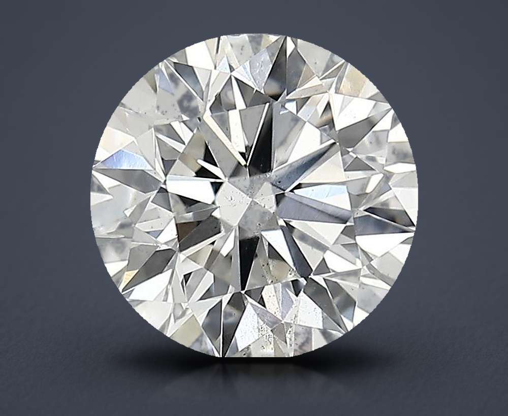 2.52ct E SI1 Excellent Cut Round Lab Grown Diamond