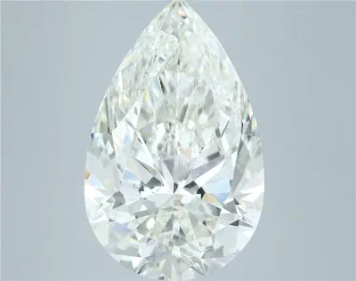 8.09ct H SI1 Rare Carat Ideal Cut Pear Diamond