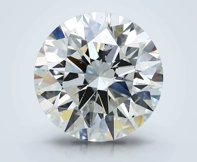 6.27ct J VS2 Rare Carat Ideal Cut Round Diamond