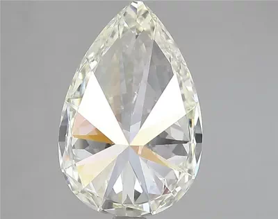 4.01ct K IF Rare Carat Ideal Cut Pear Diamond