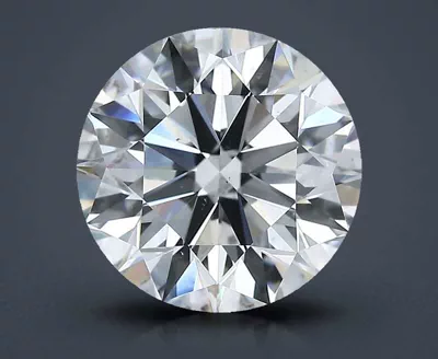 2.51ct D SI1 Rare Carat Ideal Cut Round Diamond