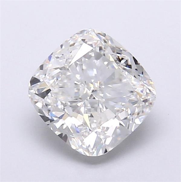2.12ct F VVS2 Rare Carat Ideal Cut Cushion Lab Grown Diamond