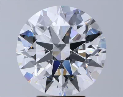 5.01ct D VVS1 Rare Carat Ideal Cut Round Diamond