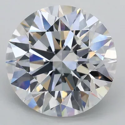 3.10ct D VVS2 Rare Carat Ideal Cut Round Lab Grown Diamond
