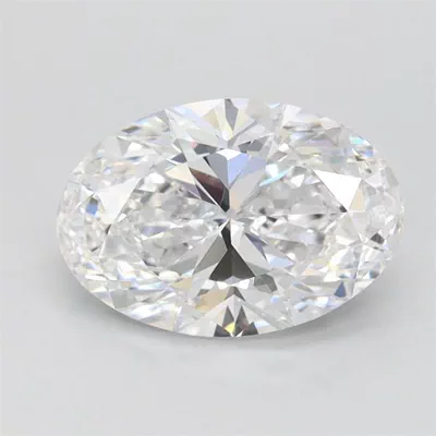1.08ct D FL Rare Carat Ideal Cut Oval Lab Grown Diamond