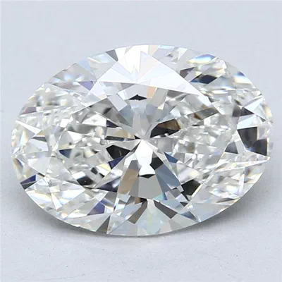 4.01ct F VVS2 Rare Carat Ideal Cut Oval Lab Grown Diamond