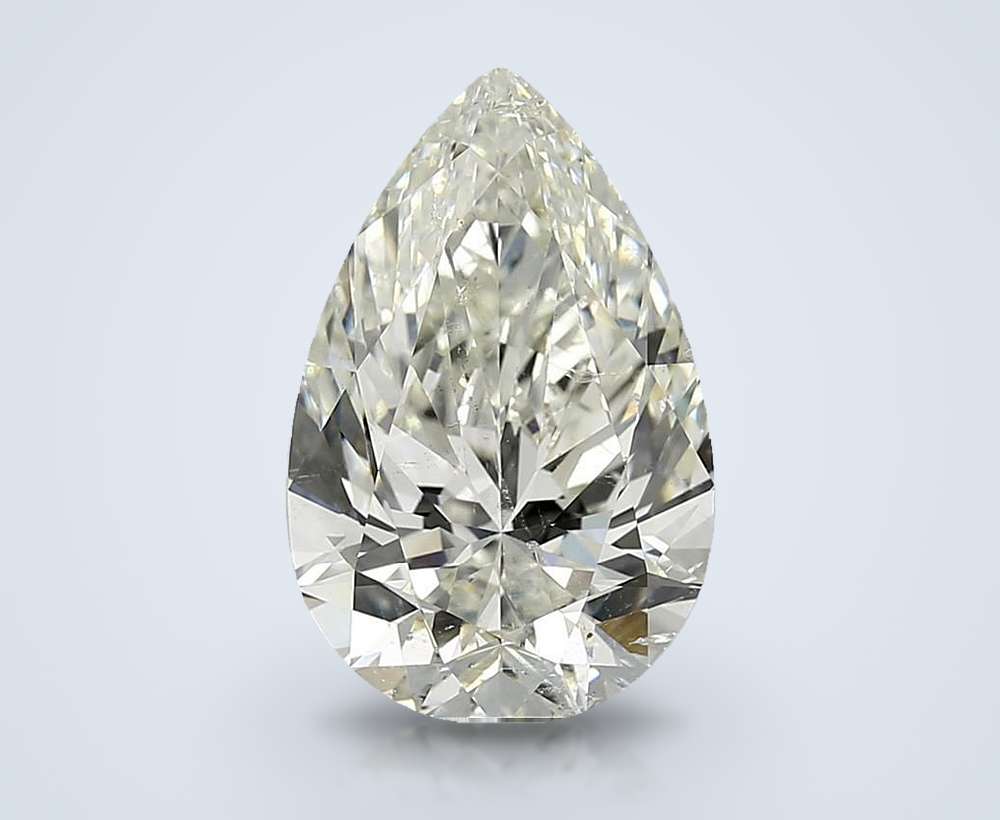 5.51ct I SI2 Rare Carat Ideal Cut Pear Diamond