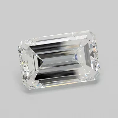 11.02ct F VS1 Excellent Cut Emerald Lab Grown Diamond