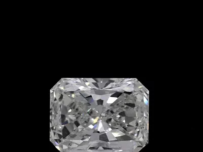 2.51ct E SI2 Very Good Cut Radiant Diamond