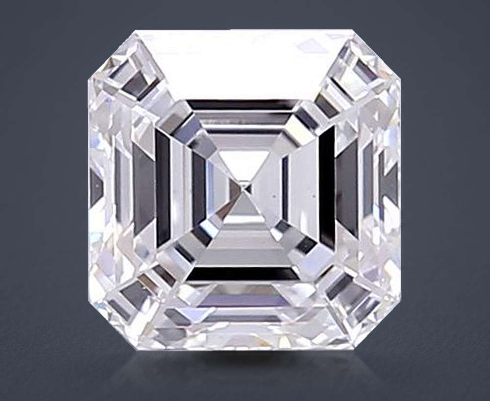 1.70ct D VS1 Very Good Cut Asscher Lab Grown Diamond