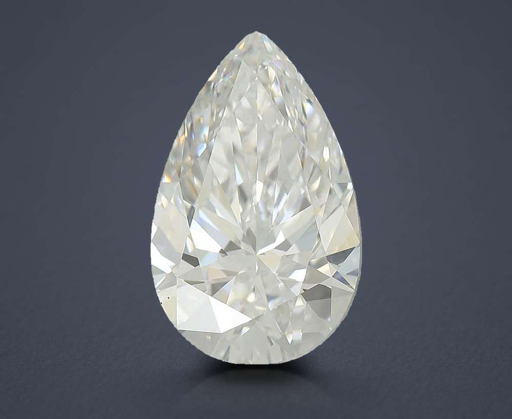 2.08ct E VS1 Rare Carat Ideal Cut Pear Lab Grown Diamond