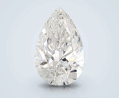 3.08ct F VS1 Rare Carat Ideal Cut Pear Lab Grown Diamond