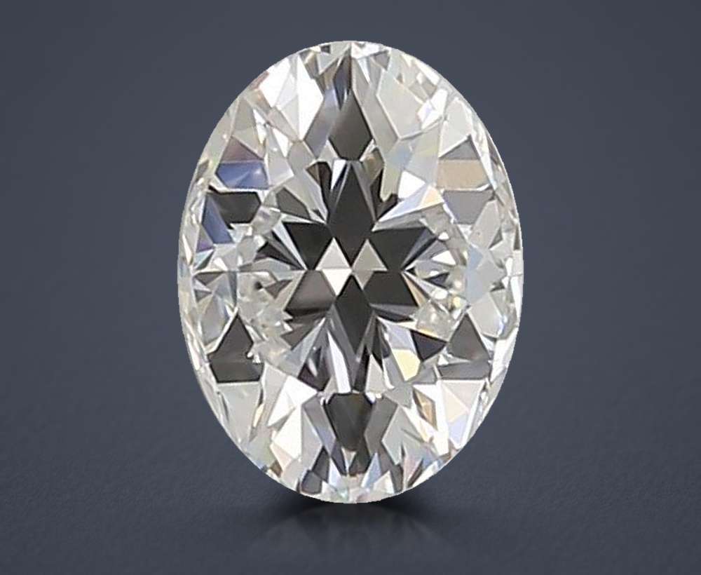1.12ct D VS1 Good Cut Oval Lab Grown Diamond