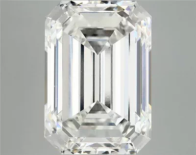 12.13ct F VVS2 Rare Carat Ideal Cut Emerald Lab Grown Diamond
