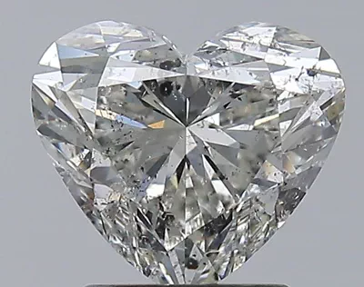 2.01ct G SI2 Rare Carat Ideal Cut Heart Diamond