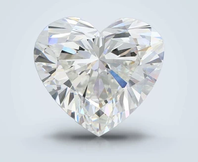 5.06ct F VVS2 Rare Carat Ideal Cut Heart Lab Grown Diamond