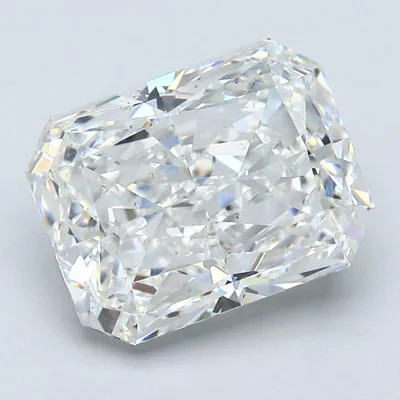 3.81ct H SI1 Rare Carat Ideal Cut Radiant Diamond