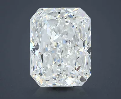 3.81ct H SI1 Rare Carat Ideal Cut Radiant Diamond