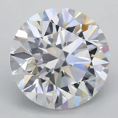 2.09ct D VS1 Excellent Cut Round Lab Grown Diamond