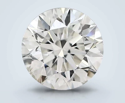3.02ct H SI2 Rare Carat Ideal Cut Round Diamond