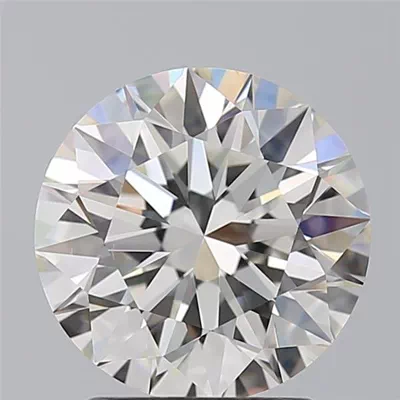 2.51ct J VS2 Rare Carat Ideal Cut Round Diamond