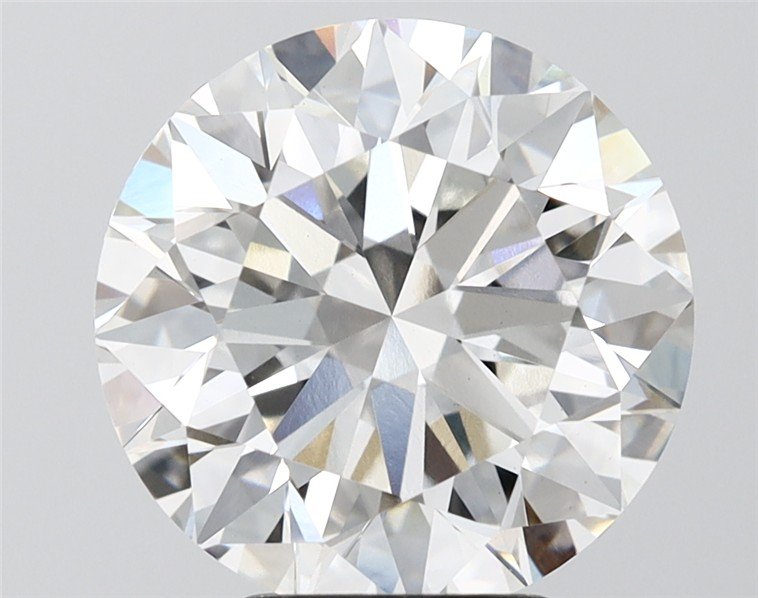 5.39ct G VVS2 Ideal Cut Round Lab Grown Diamond