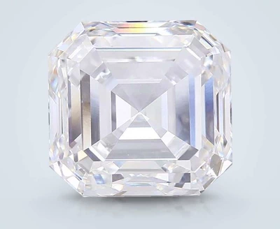 10.08ct D VVS2 Rare Carat Ideal Cut Asscher Lab Grown Diamond