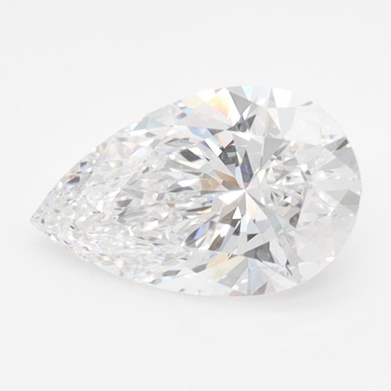 1.07ct D VVS1 Rare Carat Ideal Cut Pear Lab Grown Diamond