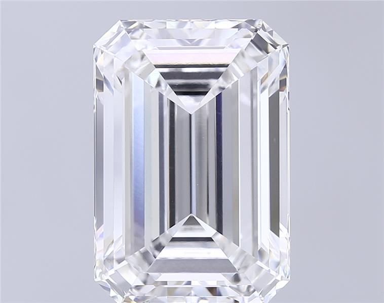 12.01ct F VS1 Rare Carat Ideal Cut Emerald Lab Grown Diamond