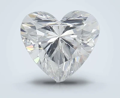 0.62ct G SI2 Rare Carat Ideal Cut Heart Diamond