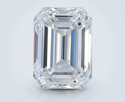 2.04ct E VVS2 Rare Carat Ideal Cut Emerald Diamond