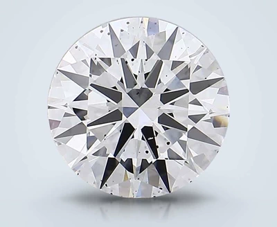 3.07ct F SI1 Rare Carat Ideal Cut Round Lab Grown Diamond
