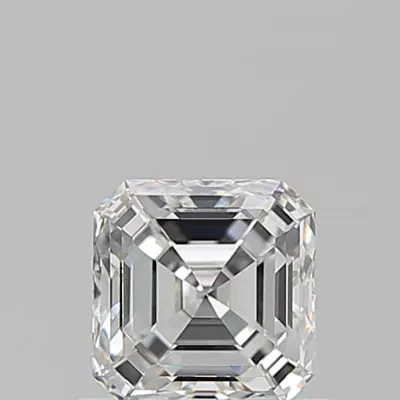 0.73ct G VVS2 Rare Carat Ideal Cut Asscher Diamond