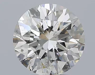 2.51ct G SI2 Rare Carat Ideal Cut Round Diamond