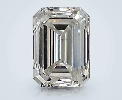 0.53ct I VS2 Rare Carat Ideal Cut Emerald Diamond