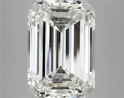 12.02ct F VS1 Rare Carat Ideal Cut Emerald Lab Grown Diamond