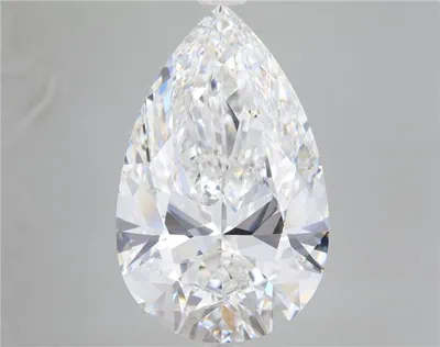 11.56ct F VVS2 Rare Carat Ideal Cut Pear Lab Grown Diamond
