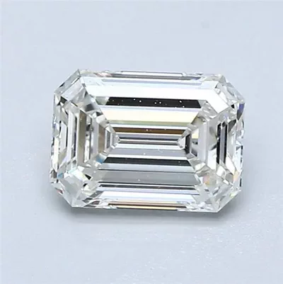 0.92ct H VVS2 Rare Carat Ideal Cut Emerald Diamond